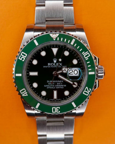 2016 Rolex Submariner Date "Hulk" 40MM Green Dial Oyster Bracelet (116610LV)