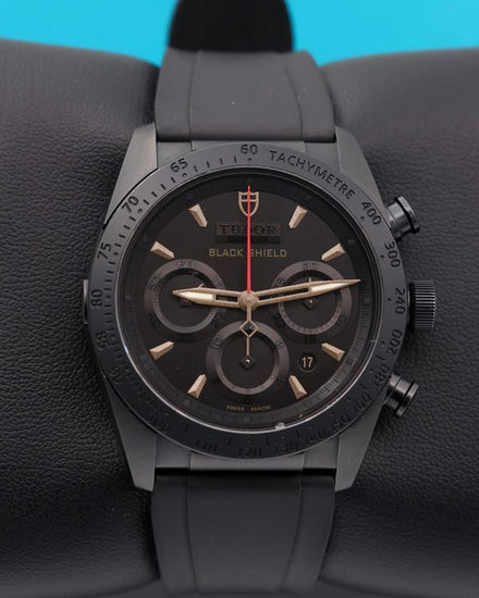 No Reserve - 2018 Tudor Fastrider Black Shield 42MM Black Dial Rubber Strap (42000CN)