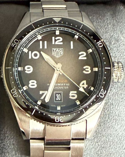 Tag Heuer Autavia 42MM Grey Dial Steel Bracelet (WBE5114)