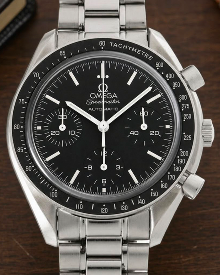 No Reserve - 2010 Omega Speedmaster Reduced 39MM Black Dial Steel Bracelet (3539.50.00)