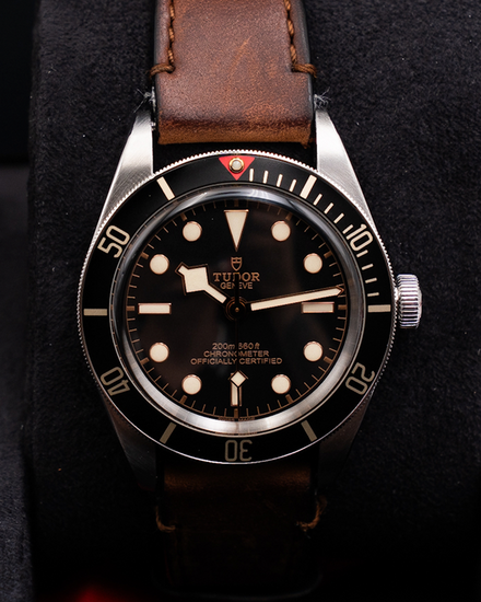 2022 Tudor Black Bay '58 39MM Black Dial Leather Strap (79030N)