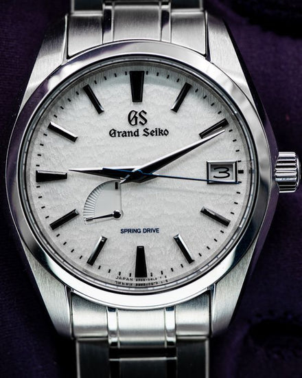 2017 Grand Seiko Heritage 41MM White Dial Titanium Bracelet (SBGA211)