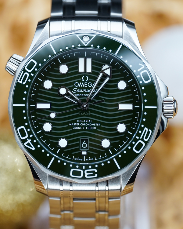 No Reserve - 2026 Omega Seamaster Diver 300M "Seaweed" 42MM Green Dial Steel Bracelet (210.30.42.20.10.001)
