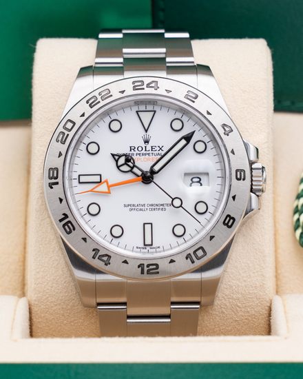 2019 Rolex Explorer II "Polar" 42MM White Dial Oyster Bracelet (216570)