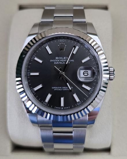 2026 Rolex Datejust 41MM Rhodium Dial Jubilee Bracelet (126334)