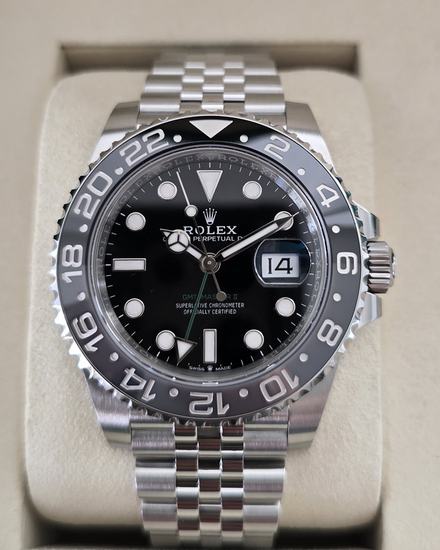 2026 Rolex GMT-Master II "Bruce Wayne" 40MM Black Dial Jubilee Bracelet (126710GRNR)