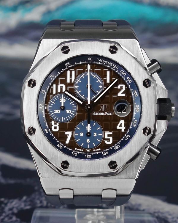 2019 Audemars Piguet Royal Oak Offshore “Havana” 42MM Brown Dial Rubber Strap (26470ST.OO.A099CR.01)