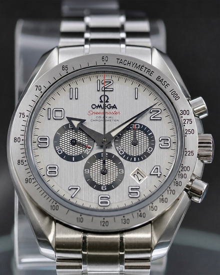 2015 Omega Speedmaster Broad Arrow 44.25MM Silver Dial Steel Bracelet (321.10.44.50.02.001)