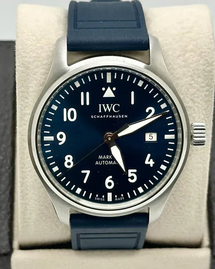 2026 IWC Schaffhausen Pilot Mark XX "Le Petit Prince" 40MM Blue Dial Rubber Strap (IW328221)