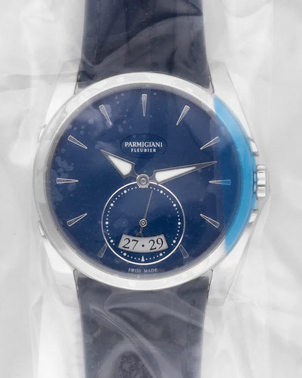2026 Parmigiani Tonda Metropolitaine "50th Anniversary" L.E. 33.1MM Blue Dial Leather Strap (PFS273-0002500-XA3121)