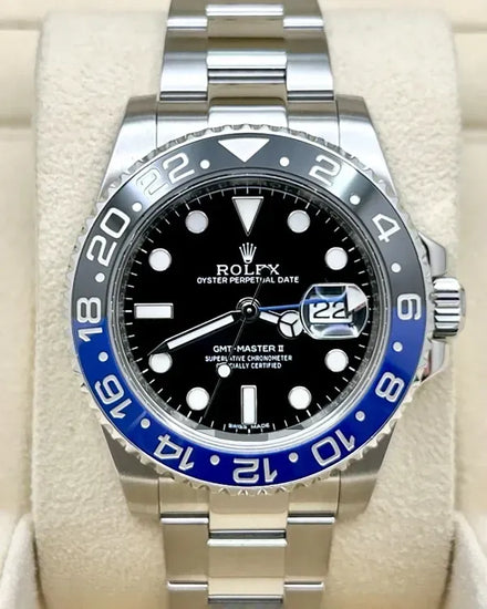 2015 Rolex GMT-Master II "Batman" 40MM Black Dial Oyster Bracelet (116710BLNR)
