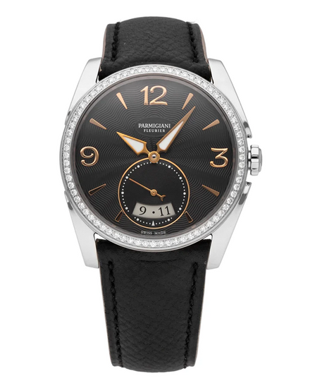 2026 Parmigiani Fleurier Tonda Metropolitaine 33.1MM Black Dial Leather Strap (PFC273-0061400)
