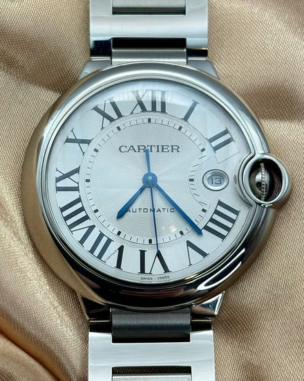 2026 Cartier Ballon Bleu 42MM Silver Dial Steel Bracelet (WSBB0049)