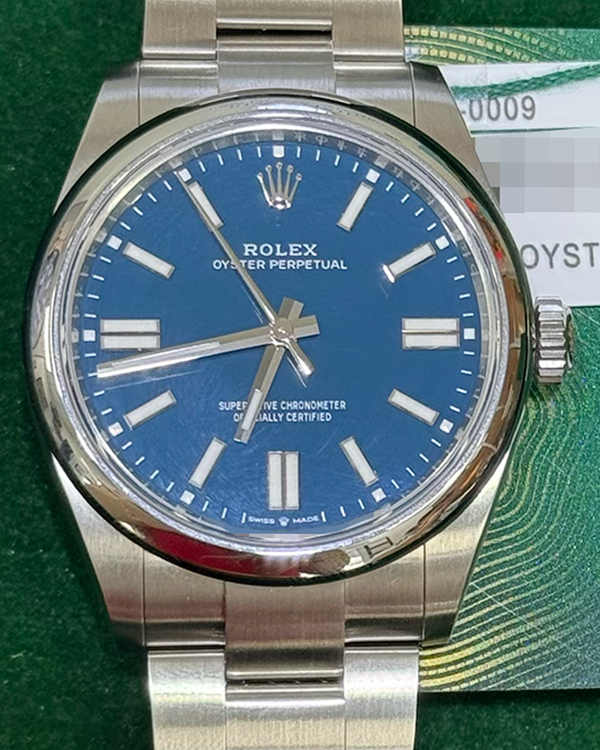 2026 Rolex Oyster Perpetual 41MM Blue Dial Oyster Bracelet (134300)