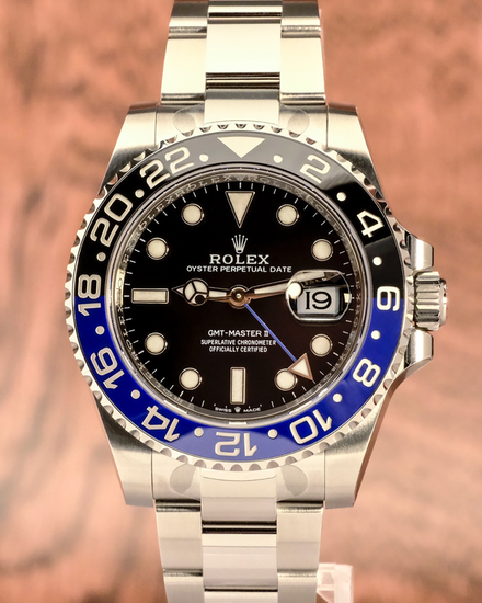 No Reserve - 2026 Rolex GMT-Master II "Batman" 40MM Black Dial Oyster Bracelet (126710BLNR)