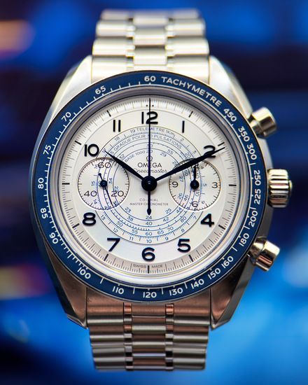 No Reserve - 2021 Omega Speedmaster Chronoscope 43MM Silver Dial Steel Bracelet (329.30.43.51.02.001)