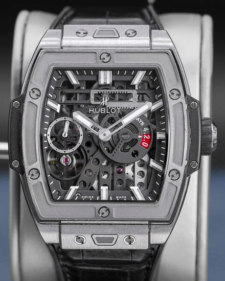 2021 Hublot Big Bang Meca 10 45MM Skeleton Dial Rubber Strap (614.NX.1170.RX)