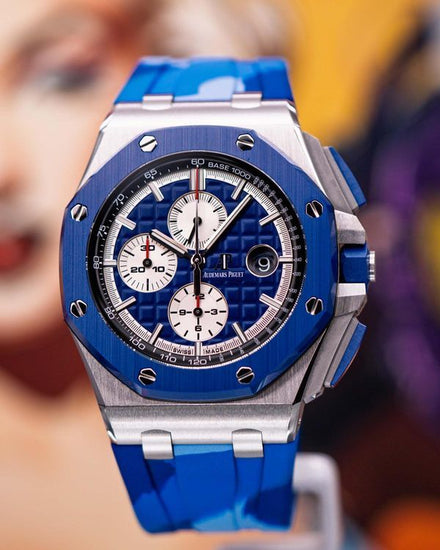 2019 Audemars Piguet Royal Oak Offshore "Blue Camouflage" L.E. 44MM Blue Dial Rubber Strap (26400SO.OO.A335CA.01)