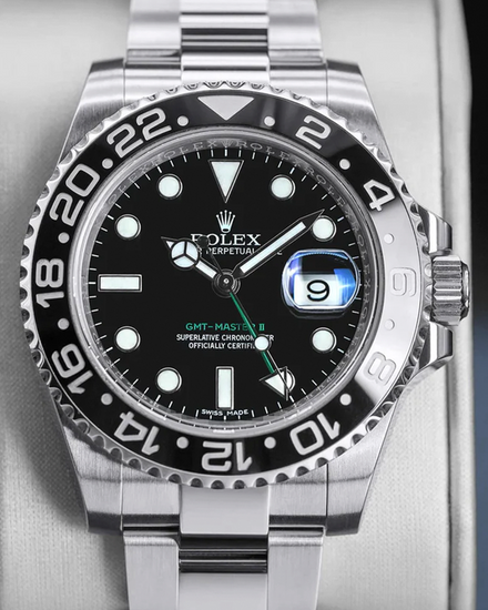 2017 Rolex GMT-Master II 40MM Black Dial Oyster Bracelet (116710LN)