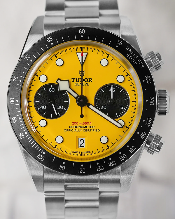 2026 Tudor Black Bay Chrono "Bumblebee" 39MM Yellow Dial Steel Bracelet (79310N)