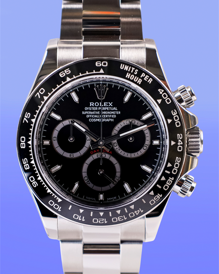 2024 Rolex Cosmograph Daytona 40MM Black Dial Oyster Bracelet (126500LN)