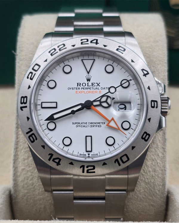2022 Rolex Explorer II "Polar" 42MM White Dial Oyster Bracelet (226570)