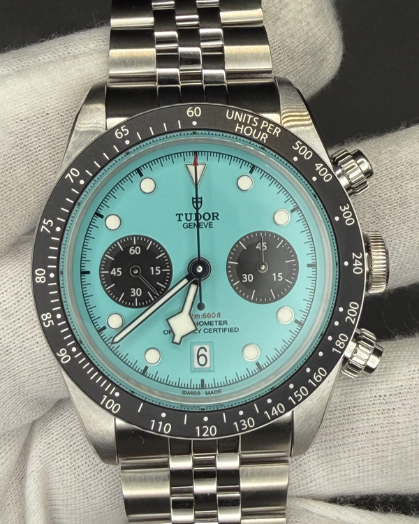 2026 Tudor Black Bay Chrono 41MM Blue "Flamingo" Dial Steel Bracelet (79360N)