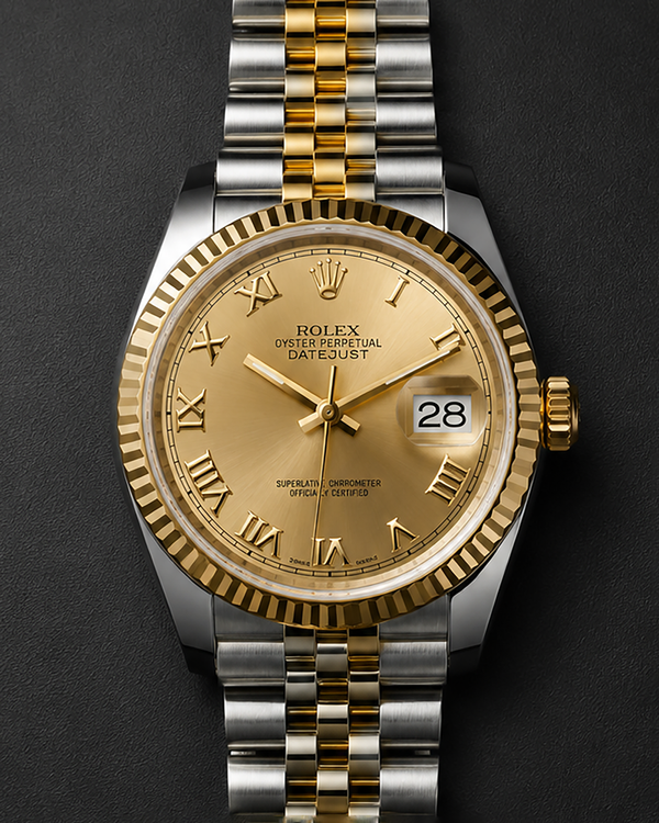 Rolex Datejust 36MM Champagne Dial Two-Tone Jubilee Bracelet (116233)