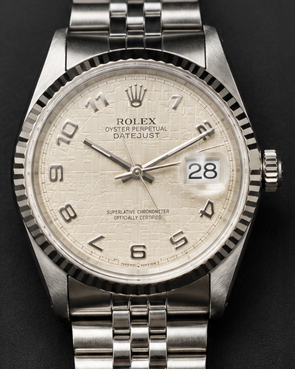 1990 Rolex Datejust 36MM White "Jubilee" Dial Jubilee Bracelet (16234)