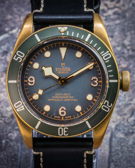 2020 Tudor Black Bay 43MM Grey Dial Leather Strap (79250BA)