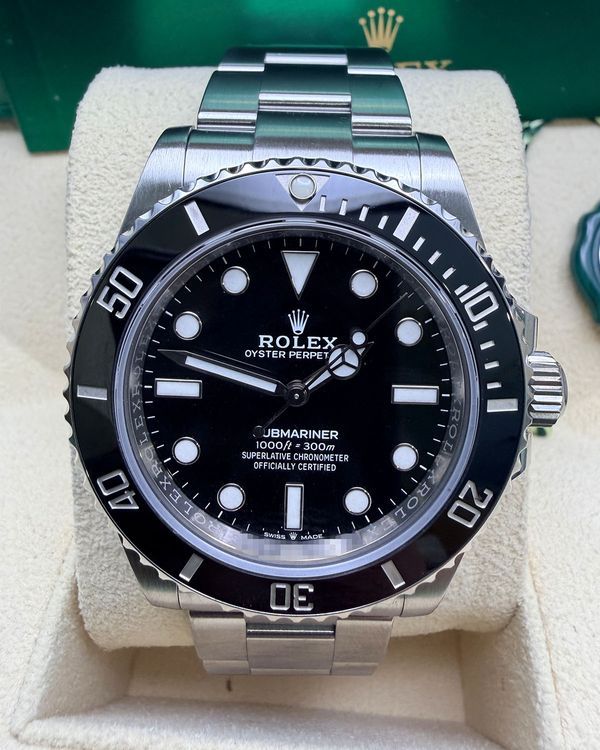 2023 Rolex Submariner No-Date 41MM Black Dial Oyster Bracelet (124060)