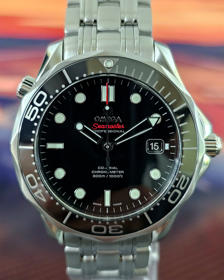 2023 Omega Seamaster Diver 300M 41MM Black Dial Steel Bracelet (212.30.41.20.01.003)