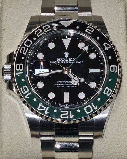 2023 Rolex GMT-Master II "Sprite" 40MM Black Dial Oyster Bracelet (126720VTNR)
