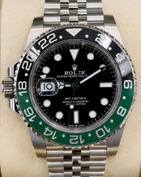 2025 Rolex GMT-Master II “Sprite” 40MM Black Dial Oyster Bracelet (126720VTNR)