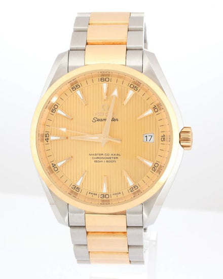 No Reserve - 2022 Omega Seamaster Aqua Terra 150M 41.5MM Champagne Dial Two-Tone Bracelet (231.20.42.21.08.001)