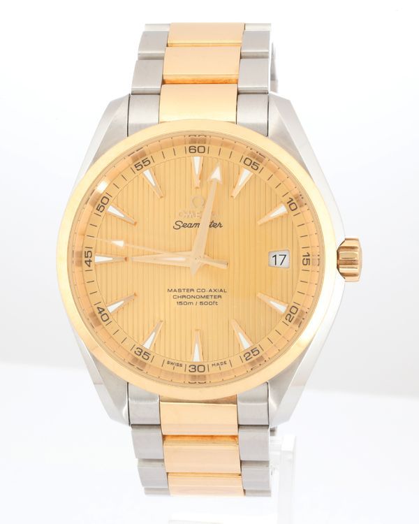No Reserve - 2022 Omega Seamaster Aqua Terra 150M 41.5MM Champagne Dial Two-Tone Bracelet (231.20.42.21.08.001)