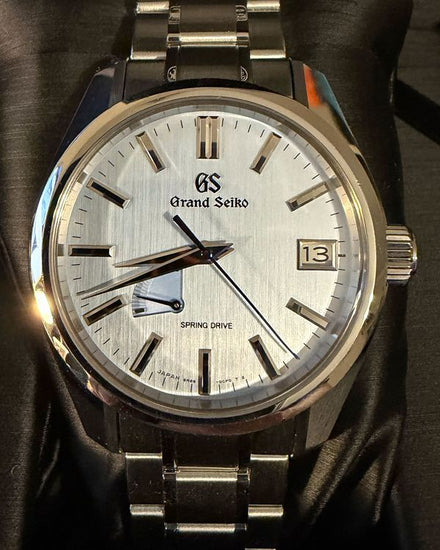 2023 Grand Seiko Heritage Spring Drive "Soko Frost" 40MM Blue Dial Steel Bracelet (SBGA471)