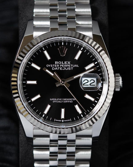 2026 Rolex Datejust 36MM Black Dial Jubilee Bracelet (126234)