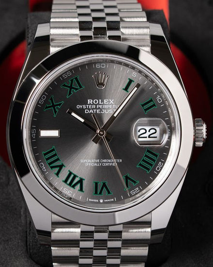 2026 Rolex Datejust "Wimbledon" 41MM Slate Dial Jubilee Bracelet (126300)