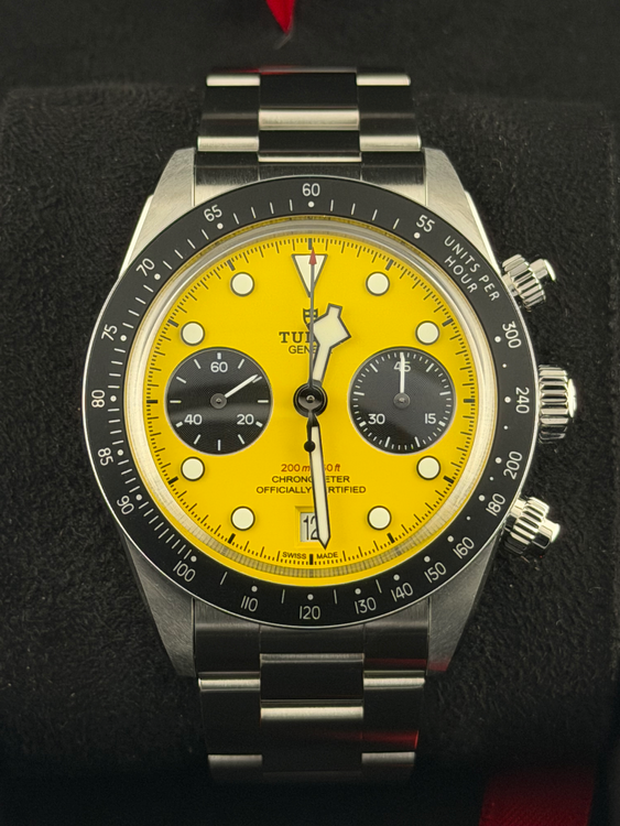 2026 Tudor Black Bay Chrono "Bumblebee" 39MM Yellow Dial Steel Bracelet (79310N)