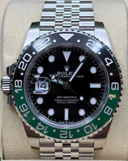 2026 Rolex GMT-Master II "Sprite" 40MM Black Dial Jubilee Bracelet (126720VTNR)