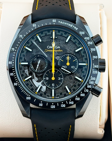 2024 Omega Speedmaster Dark Side of the Moon "Apollo 8" 44.25MM Black Dial Rubber Strap (310.92.44.50.01.001)