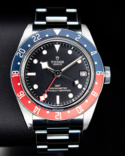 No Reserve - 2022 Tudor Black Bay GMT “Pepsi” 41MM Black Dial Steel Bracelet (79830RB)