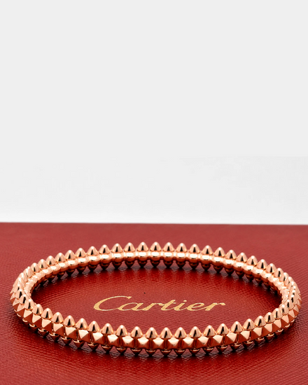 2025 Cartier Clash De Cartier Bracelet Rose Gold Size 17 (CRB6065117)
