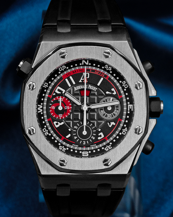 Audemars Piguet Royal Oak Offshore "Alinghi Polaris" L.E. 44MM Black Dial Rubber Strap (26040ST.OO.D002CA.01)