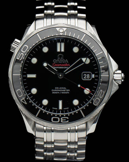 2020 Omega Seamaster Diver 300M 41MM Black Dial Steel Bracelet (212.30.41.20.01.003)