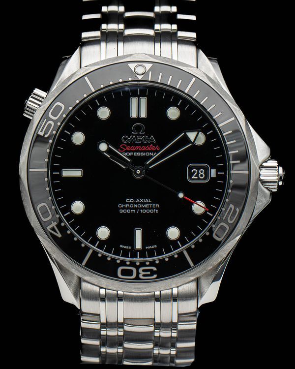 2020 Omega Seamaster Diver 300M 41MM Black Dial Steel Bracelet (212.30.41.20.01.003)