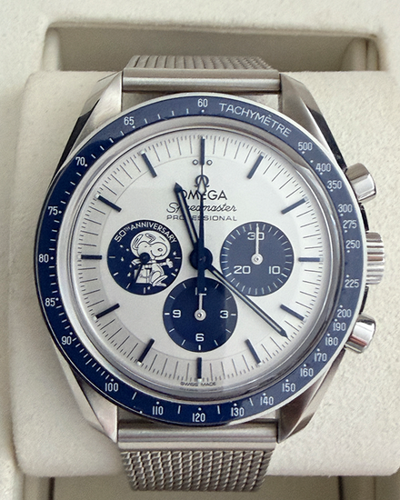 2025 Omega Speedmaster Anniversary Series “Silver Snoopy Award” 42MM Silver Dial Steel Bracelet (310.32.42.50.02.001)