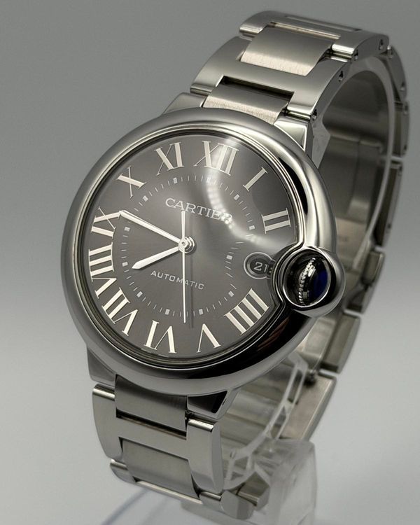 2022 Cartier Ballon Bleu 40MM Silver Dial Steel Bracelet (WSBB0060)