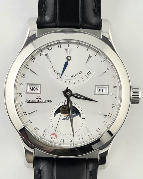 2009 Jaeger-LeCoultre Master Calendar 40MM Silver Dial Leather Strap (Q151842A)